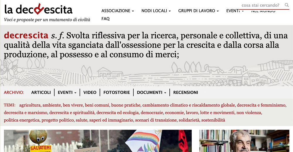 decrescita